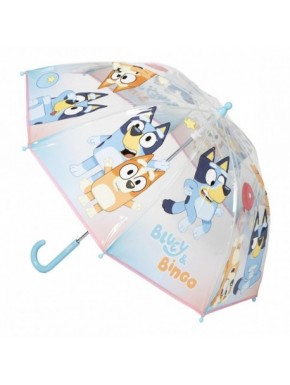 PARAGUAS MANUAL POE BURBUJA BLUEY