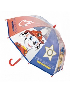 PARAGUAS MANUAL POE BURBUJA PAW PATROL