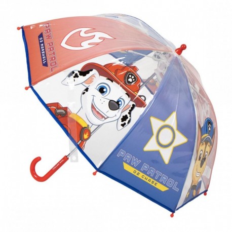 Paraguas manual burbuja azul Paw Patrol 45cm