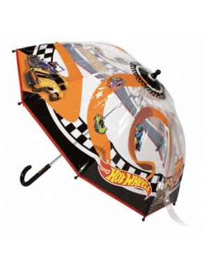PARAGUAS MANUAL POE BURBUJA HOT WHEELS