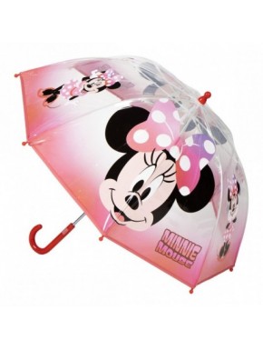 PARAGUAS MANUAL POE BURBUJA MINNIE