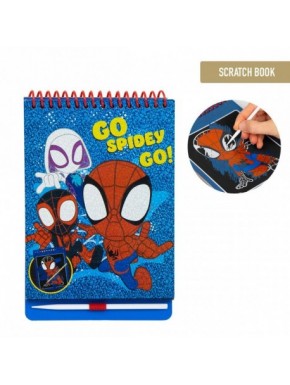 SET DE PAPELERÍA SCRATCH BOOK SPIDEY