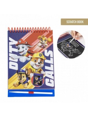 SET DE PAPELERÍA SCRATCH BOOK PAW PATROL