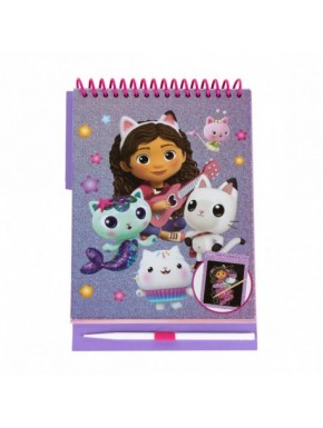 SET DE PAPELERÍA SCRATCH BOOK GABBY´S DOLLHOUSE