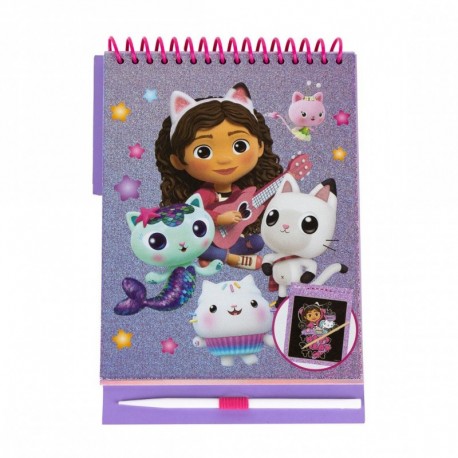 SET DE PAPELERÍA SCRATCH BOOK GABBY´S DOLLHOUSE