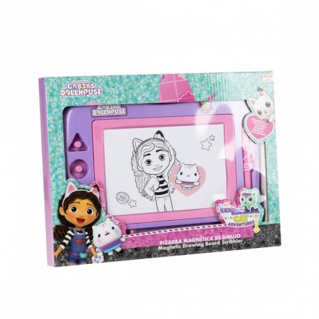 SET DE PAPELERÍA PIZARRA MAGNÉTICA GABBY´S DOLLHOUSE