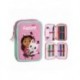 Trousse à Crayons Gabby's Dollhouse avec Accessoires - Rose