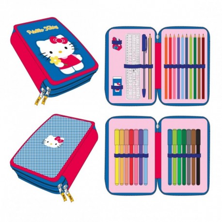 Estojo com acessórios Hello Kitty para crianças