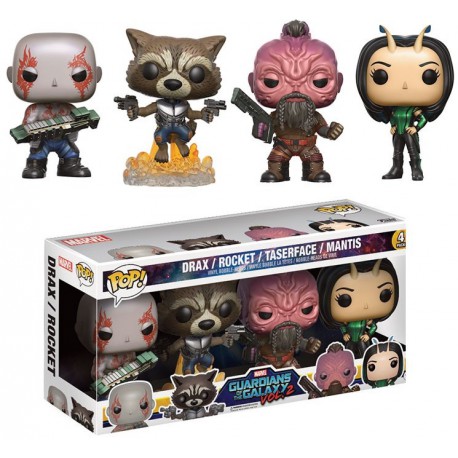 Funko Pop! Pack 4 Guardianes de la Galaxia 2 Set B