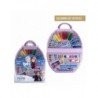 Set de Papeterie Colorable Frozen 50 Pièces Multicomposition Lilas