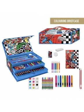 SET PAPELERÍA COLOREABLE MALETÍN AVENGERS