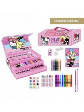 SET PAPELERÍA COLOREABLE MALETÍN HELLO KITTY