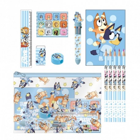 SET PAPELERÍA ESCOLAR EVA BLUEY