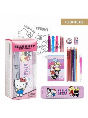 SET PAPELERÍA COLOREABLE HELLO KITTY