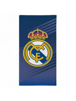 Serviette microfibre bleue Real Madrid 100% polyester