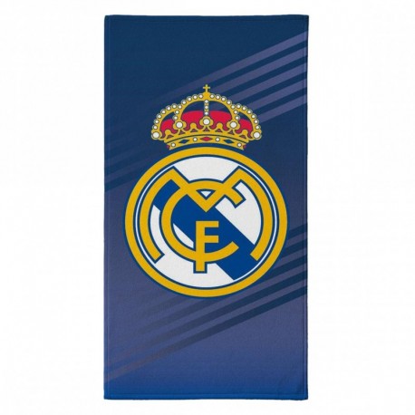 Toalla microfibra azul Real Madrid 100% poliéster
