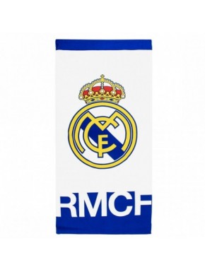 Toalla microfibra azul Real Madrid para niños