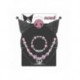 Conjunto de Joias Hello Kitty Edição Preta - 3 Peças