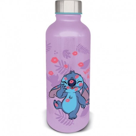 Botella metálica Stitch palmas y besos 755 ml