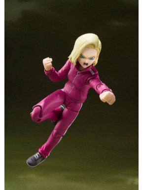 A-18 ANDROID 18 UNIVERSE SURVIVAL SAGA FIGURA 14,5 CM DRAGON BALL SUPER SH FIGUARTS