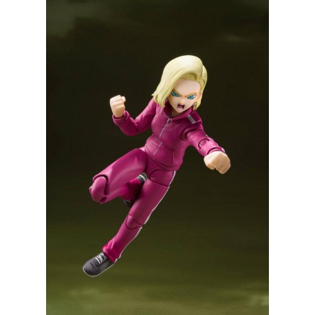 A-18 ANDROID 18 UNIVERSE SURVIVAL SAGA FIGURA 14,5 CM DRAGON BALL SUPER SH FIGUARTS