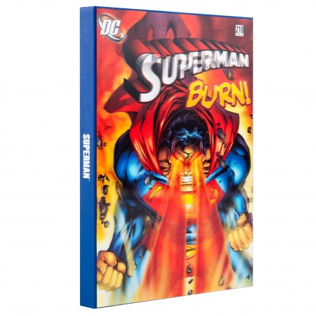 CUADERNO LENTICULAR A5 DC COMICS SUPERMAN
