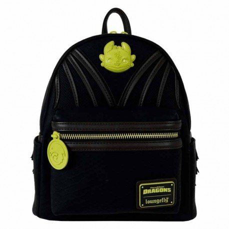 Mini Mochila LOUNGEFLY Cómo entrenar a tu dragón Furia Nocturna