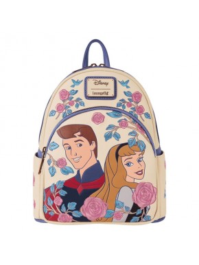 Mini mochila LOUNGEFLY Princesa Aurora y príncipe Phillip
