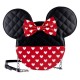 Bolso LOUNGEFLY bandolera reversible Mickey & Minnie San Valentín 28,6 cm