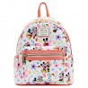 Mini Sac à Dos LOUNGEFLY Minnie & Mickey Floral Disney