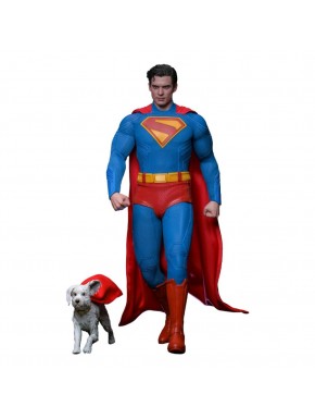 Figura Hot Toys 1/6 Superman & Krypto 33cm Superman (2025)