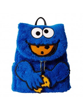 Barrio Sésamo by Loungefly Plush Mini Mochila Cookie Monster