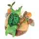 The Legend of Zelda: Tears of the Kingdom Peluche ZP04 Korok with Backpack Brown 17 cm