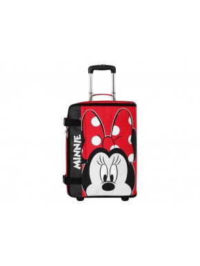 Maleta de Cabina Plegable Rojo Disney Minnie Mouse Curious