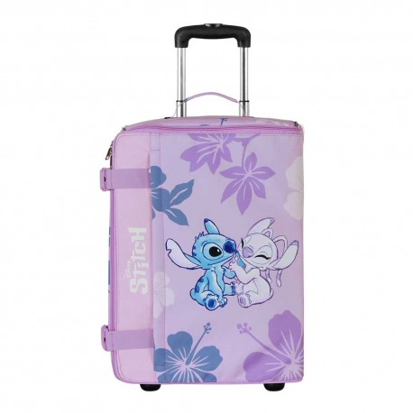 Maleta de Cabina Plegable Rosa Stitch & Angel Lilo y Stitch Disney