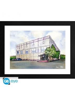 THE OFFICE - Framed print "Pam watercolor" (30x40) x2