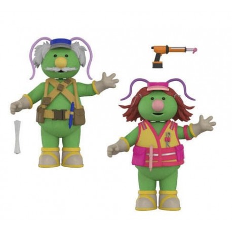 Pack of 2 Fraggle Rock Doozer articulated figures with accessories