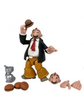 Figura articulada J. Wellington Wimpy com acessórios de Popeye