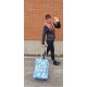 Maleta de Cabina Plegable Rojo Disney Minnie Mouse Curious