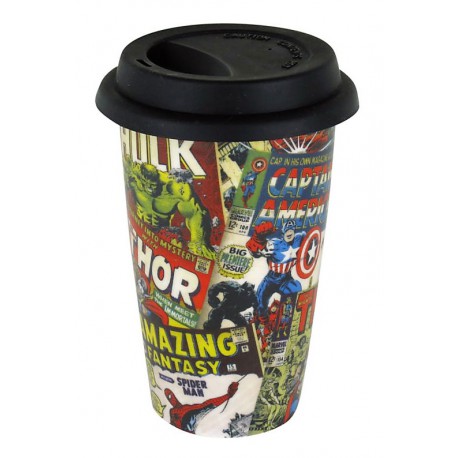 Taza de Viaje Marvel Comics