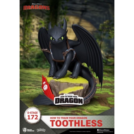 Polyresin Toothless Statue from How to Train Your Dragon
