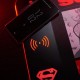Tapete de rato com carregador e LED Superman da DC Comics