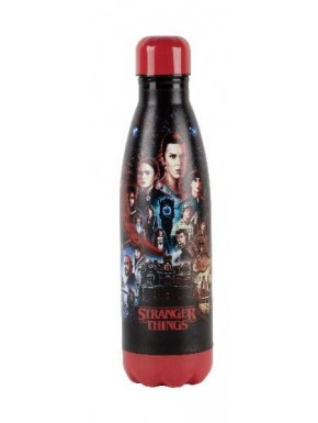 Botella termo Stranger Things 500ml acero inoxidable Konix