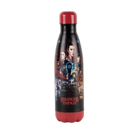 Botella termo Stranger Things 500ml acero inoxidable Konix