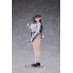 Maki Sairenji statue in school uniform with PVC accessories