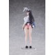 Maki Sairenji statue in school uniform with PVC accessories