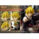 Estatua Deluxe Meliodas, Ban y King 55 cm Seven Deadly Sins