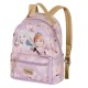 Mochila urbana roxa Disney Frozen 2 com compartimentos