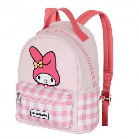 Sanrio My Melody Cute Mochila Heady Pequeña, Rosa