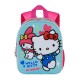 Sac à dos 3D bleu Sanrio Hello Kitty pour maternelle